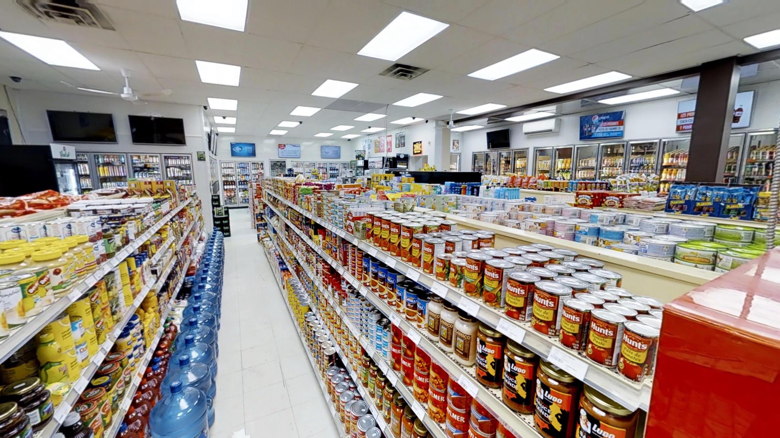 Une allée d'épicerie